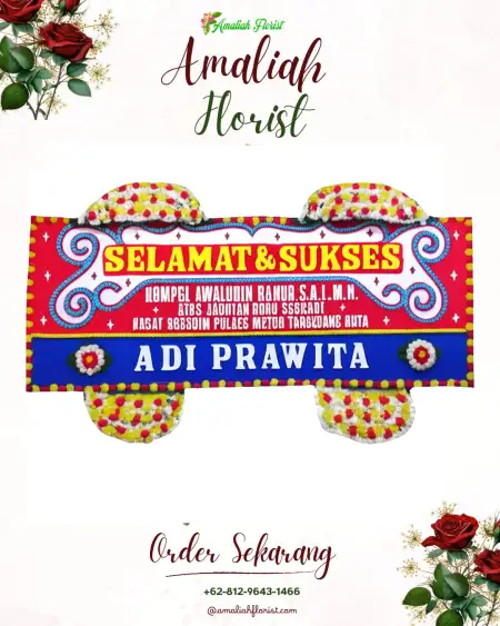 Papan Bunga Ucapan Selamat Seruway